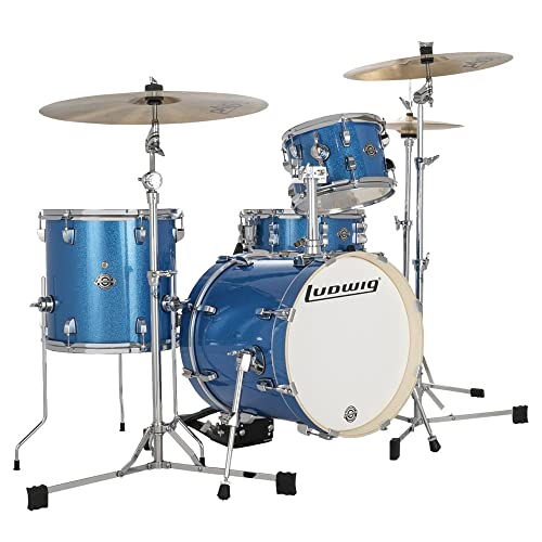 Ludwig Breakbeats 2022 Drum Set - Blue Sparkle