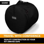 Drum Cases Set - Heavy-Duty Protection for Standard Kits