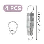 Joyangy 4pcs Metal Bass Drum Pedal Springs