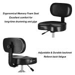 CHACHAZO Backrest Drum Throne - Height Adjustable