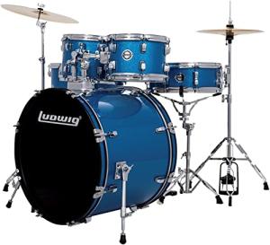 Ludwig Accent 5-piece Drum Set - Blue Sparkle