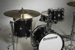 Ludwig Questlove Breakbeats 4-Piece Black Sparkle Drum Set