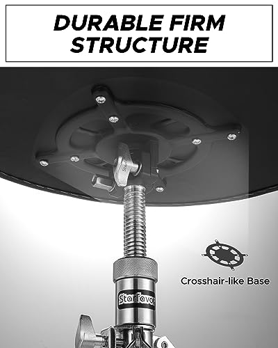 Starfavor Drum Throne - Adjustable Height, Padded Seat