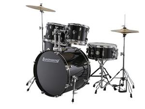 Ludwig LC170 Accent Fusion Drum Set (Black)