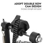 Double Chain Bass Drum Pedal with Beater & Key