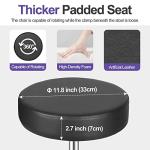 OUKMIC Adjustable Drum Throne with 5A Drumsticks