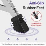 OUKMIC Adjustable Drum Throne with 5A Drumsticks