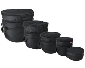Gearlux 5-Piece Drum Bag Set, Multiple Sizes