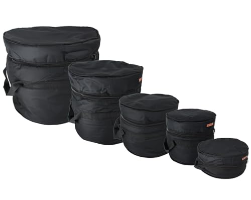 Gearlux 5-Piece Drum Bag Set, Multiple Sizes
