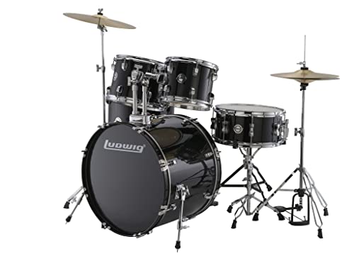 Ludwig Accent Drive 5-Piece Drum Set - Black Sparkle