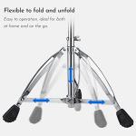 Ganen Foldable Drum Throne - Adjustable Height, Black