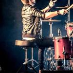 Ganen Foldable Drum Throne - Adjustable Height, Black