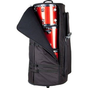 Protec Multi-Tom Drum Bag with Wheels (Black)
