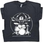 Vintage Drummer Graphic Tee for Music Lovers