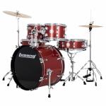 Ludwig Accent 5-Piece Drum Set - Red Sparkle