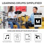 Alesis Turbo Mesh Kit – Electric Drum Set With 100+ Sounds, Quiet Mesh Drum Pads, Drum Sticks, Connection Cables, Drum Lessons