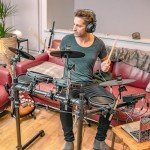 Alesis Turbo Mesh Kit – Electric Drum Set With 100+ Sounds, Quiet Mesh Drum Pads, Drum Sticks, Connection Cables, Drum Lessons