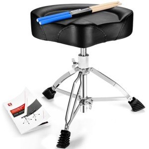 Vangoa Drum Thrones with Adjustable Height & Drumsticks