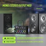 4 Channel Mini Stereo Mixer for Drums & Guitars