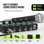 4 Channel Mini Stereo Mixer for Drums & Guitars