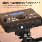 AODSK Electric Drum Set with Mesh Pads and MIDI