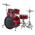 Ludwig Accent 5-Piece Drum Set - Red Sparkle