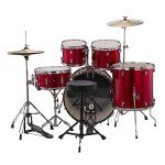 Ludwig Accent 5-Piece Drum Set - Red Sparkle