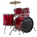 Ludwig Accent 5-Piece Drum Set - Red Sparkle