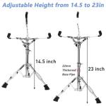 Youeon Adjustable Double-Braced Snare Drum Stand