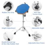 Youeon Adjustable Double-Braced Snare Drum Stand