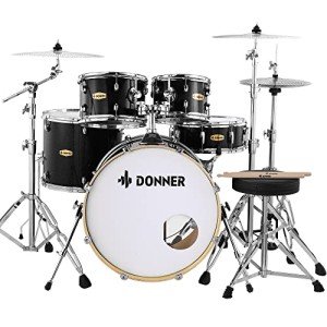 Donner 5-Piece Full Size Acoustic Drum Set