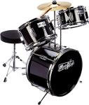 Music Alley Kids 3-Piece Drum Set - Metallic Black