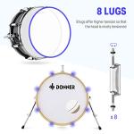 Donner 5-Piece Full Size Acoustic Drum Set