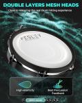 Fesley Electric Drum Set with Mesh Pads & Cymbals