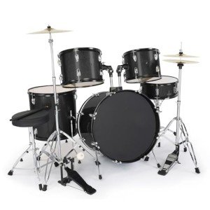 Ktaxon 22-Inch 5-Piece Drum Set for Beginners