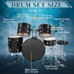 Ktaxon 22-Inch 5-Piece Drum Set for Beginners