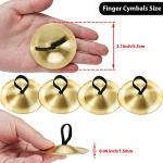 6 Piece Finger Cymbals for Belly Dance Performance