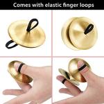 6 Piece Finger Cymbals for Belly Dance Performance