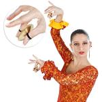 6 Piece Finger Cymbals for Belly Dance Performance