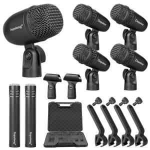 Depusheng 7-Piece Drum Microphone Set
