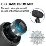 Depusheng 7-Piece Drum Microphone Set for Recording