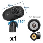 Depusheng 7-Piece Drum Microphone Set for Recording