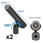 Depusheng 7-Piece Drum Microphone Set for Recording