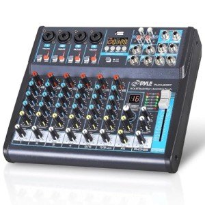 Pyle 8-Channel Bluetooth Audio Mixer Console