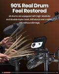 Fesley 5-Piece Electric Drum Set with Accessories