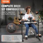 VEVOR Electric Drum Set with 15 Kits & Sounds