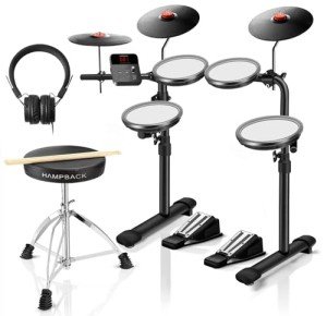 HAMPBACK MK-0 Electric Drum Set for Beginners