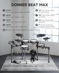 Donner Beat Max Electronic Drum Set with Mesh Pads