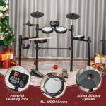 MOSEN Electric Drum Set with Mesh Pads and Sounds