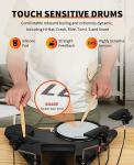 LEKATO Portable Electric Drum Set for Beginners